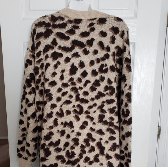 NWT! Animal Print Duster/Cardigan/Coatigan - Picture 6 of 10